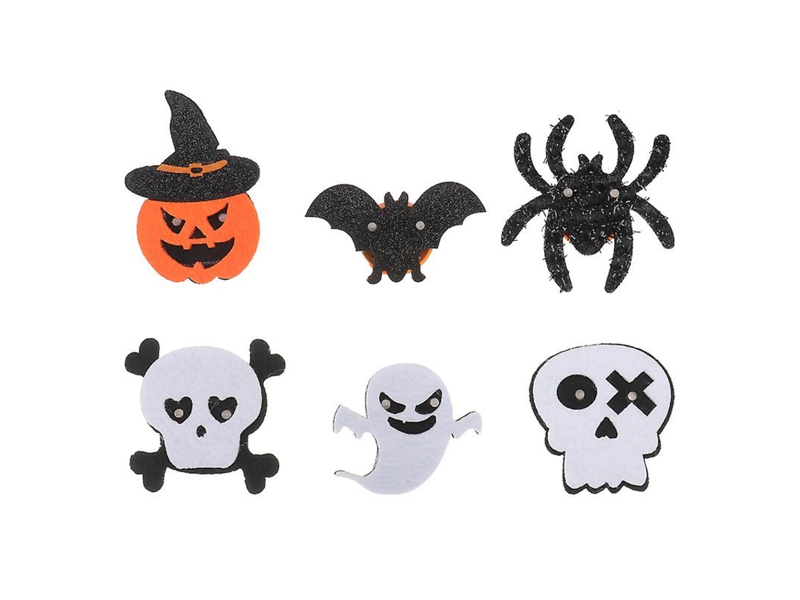 6 Peças de Broche de Halloween para Decoração de Halloween ALLINLESS