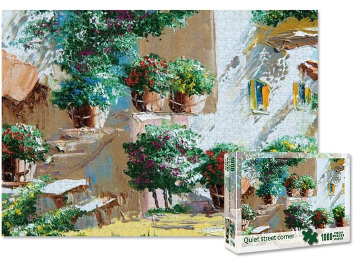 Quebra-cabeças Para Adultos 1000 Peças, Quebra-cabeças Coloridos Para Adultos Adequados Para Relaxamento Em Casa (verde)