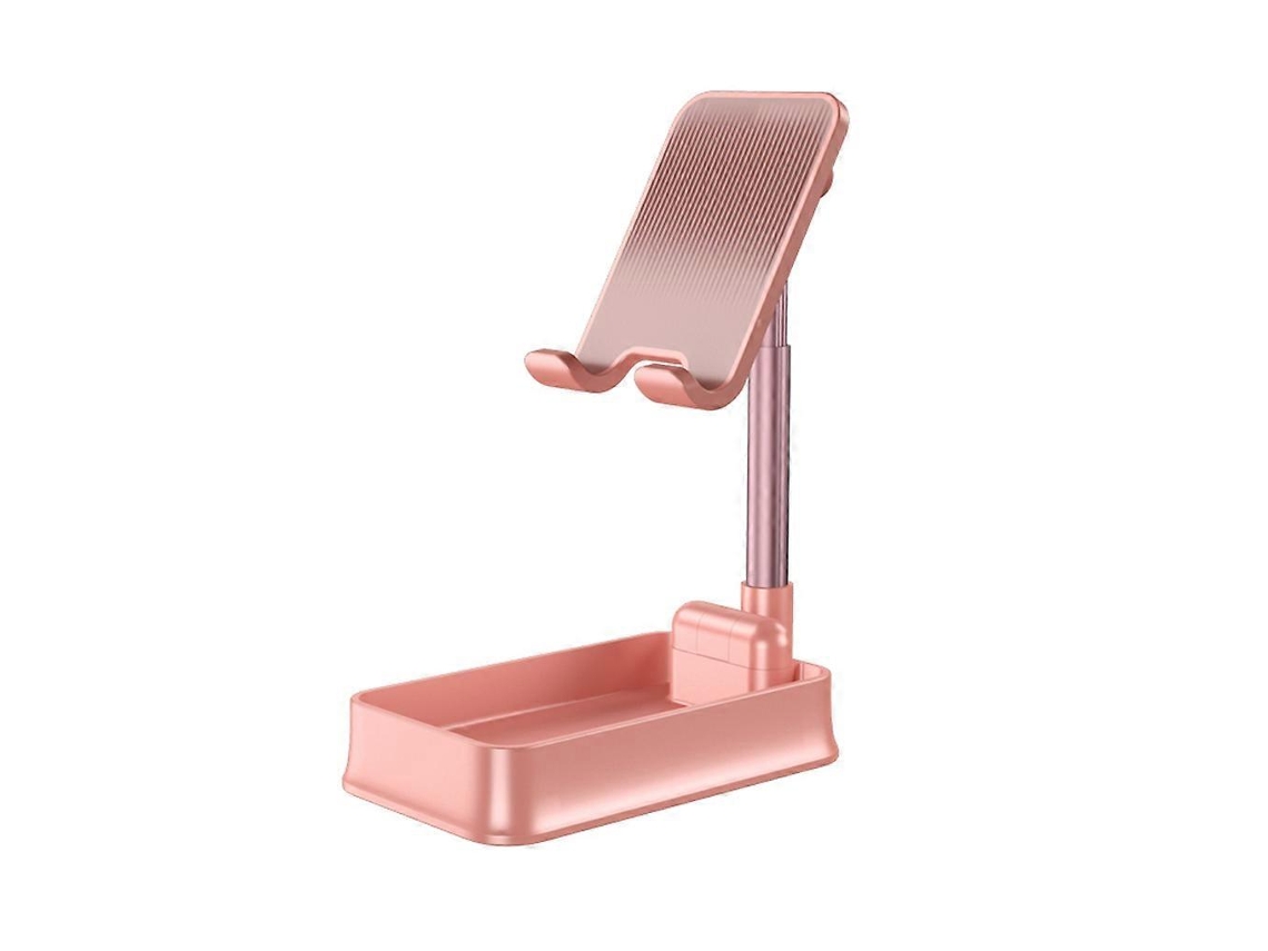 Suporte Dobrável Para Celular, Ideal Para Uso Em Casa Ou No Escritório. Possui Um Suporte Retrátil De Metal.