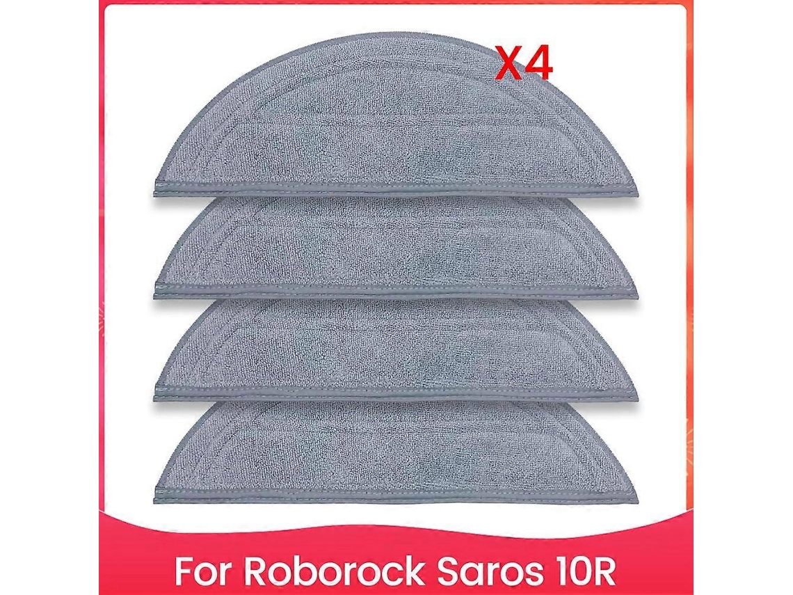 Washable Mop Pads For Saros 10r Robot Vacuum Cleaner, Microfiber Mop Pads Replacement Mop Pads