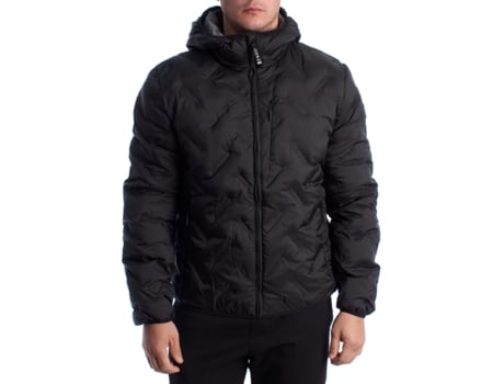 Blusão De Homem Us Polo Assn Acolchoada Capuz Poliéster Preto (48)