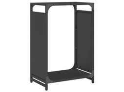 Firewood Rack, Firewood Racks Vidaxl Preto Aço (44 X 28 X 65 Cm)