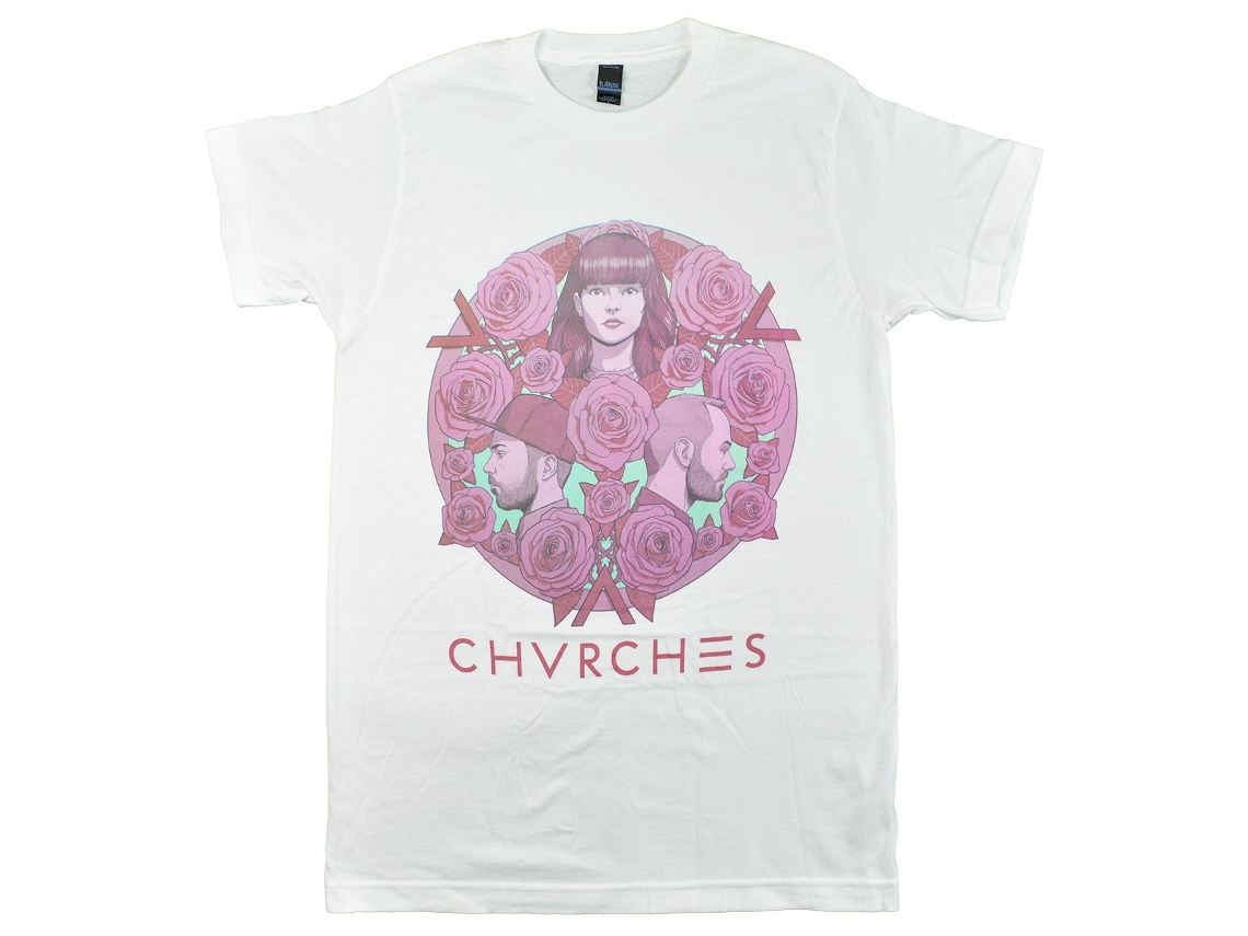 Chvrches Roses T-shirt Unisex Adults Size:l