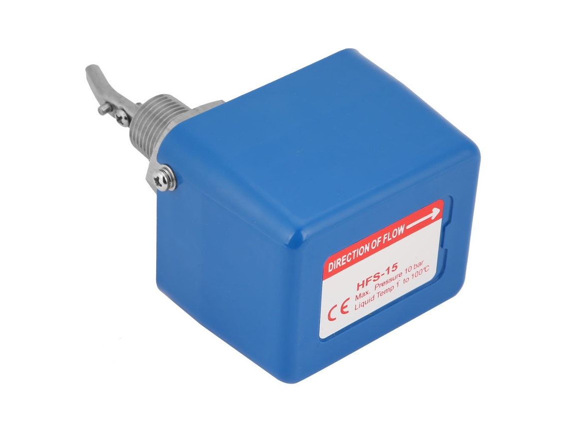 Laxiscreed Sensor De Fluxo De Água Para Bombas De 6-380v Corpo Em Aço Inoxidável Ligações 1/2 Polegada