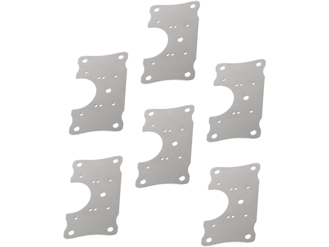 Placas De Reparo Armário Com Precisão Em Aço Conjunto 6 Peças, À Para
