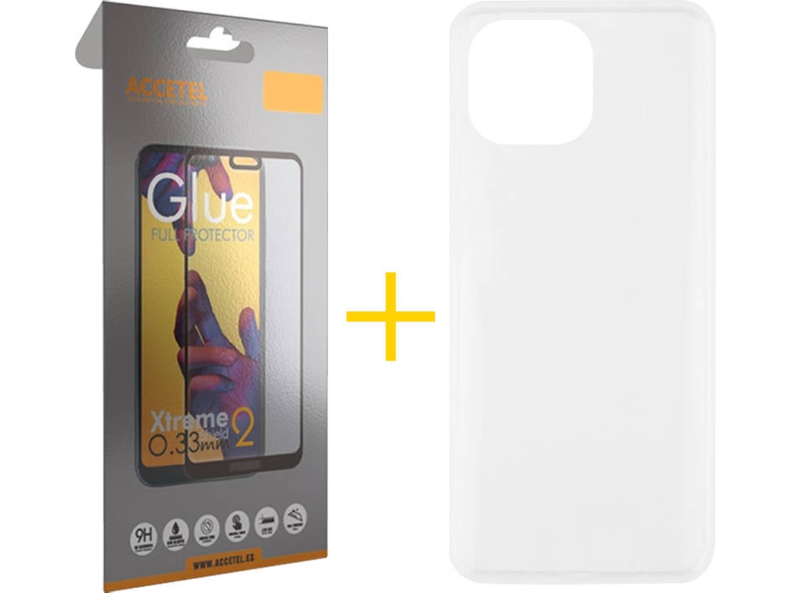 Capa e Película Apple iPhone 13 Pro Max ACCETEL Liso Transparente