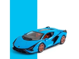 (fkp37 Azul) Miniatura De Carro Lamborghini Em Metal, Escala 1:24