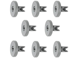 Conjunto de 8 Rodízios para Cesto de Lava louças AQUAFORGE