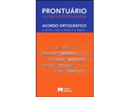 Livro Prontuário da Língua Portuguesa - Acordo Ortográfico .