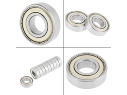 Laxiscreed Rolamentos De Esferas De Aço Com Vedação Metálica Pack 10 12x28x8mm Para Máquinas