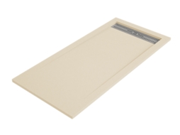 Base De Chuveiro Bidai 70x110 Cm Creme Grelha Em Aço