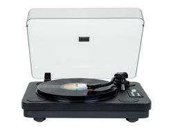 Toca-Discos de Vinil Bluetooth THOMSON Tt650Bt Gravação Usb 2 Alto-Falantes Preto