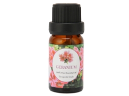 Óleo Essencial De Gerânio 10ml Para Massagem Aromaterapia Alívio Da Fadiga E Relaxamento