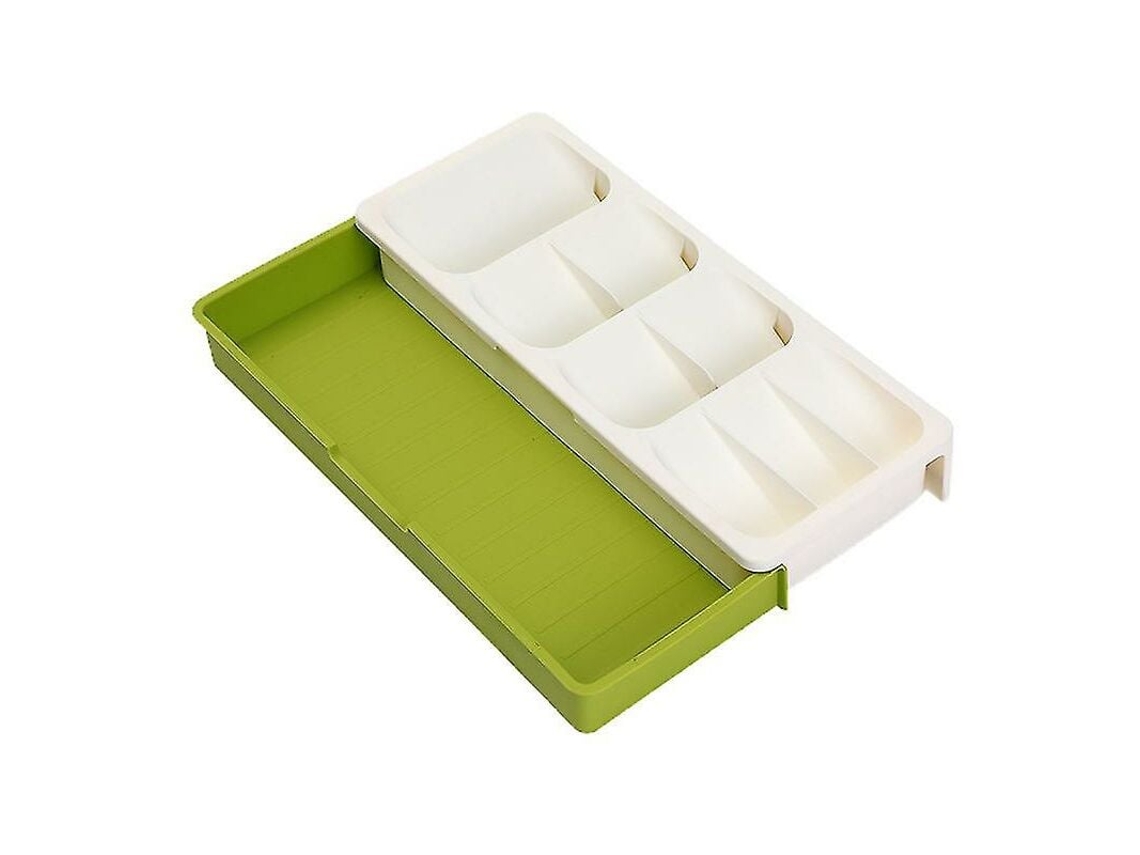 Caixa compacta para talheres Slowmoose, organizador de gavetas de cozinha para talheres