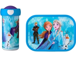 Kit De Almoço Para O Campus Frozen Ii Gokoco (copo Com Tampa Lancheira)