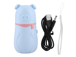 Ventilador Mini Portátil Usb Recarregável Azul para Escritório