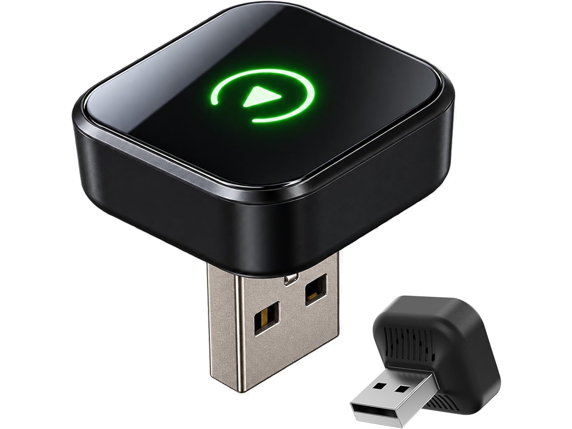 Adaptador Carplay Sem Fio E Android Auto Com Usb-c - Conexão De 10 Segundos