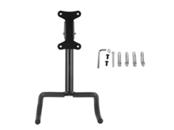 Suporte de Parede para Bicicleta Horizontal em Aço Pesado Preto S/MARCA