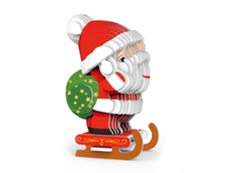 Laxiscreed Puzzle 3d De Natal Para Crianças, Diversão Estéreo E Fácil De Montar