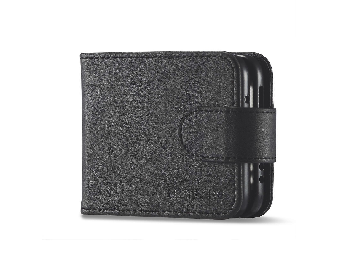 Capa De Celular De Couro Com Textura De Bezerro Lc.imeeke Para Samsung Galaxy Z Flip4 5g