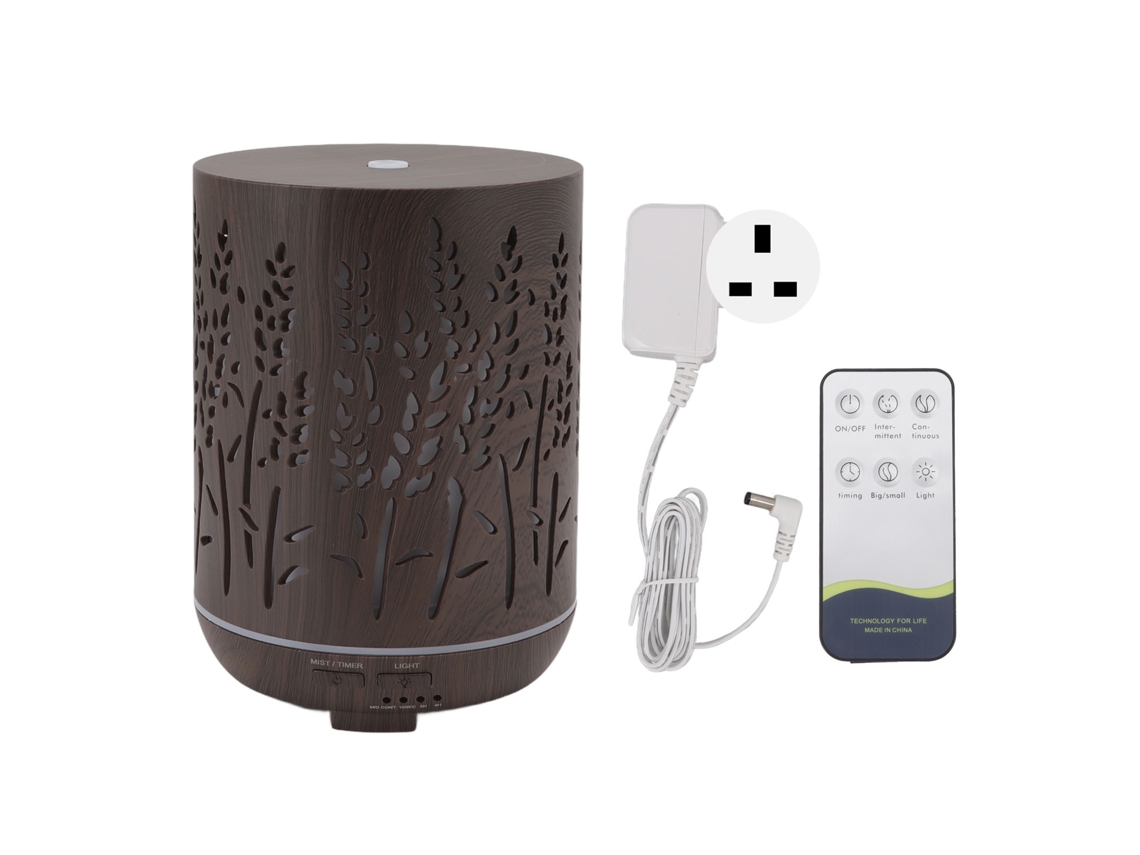 Humidificador de Aromas com Luz Ambiente para Quarto Sala e Escritório 300ml LAXISCREED