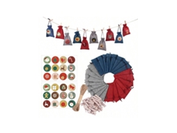 Sacos De Natal De Algodão E Linho, Calendário De Adviento 1 24, Set De Presentes, Doces/snacks, Decorações De Natal Igvtrade