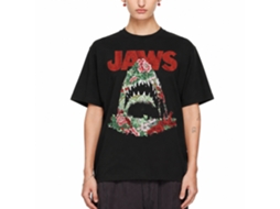 Rockinstone Jaws Movie Inferior Black Adult T-shirt Size:s