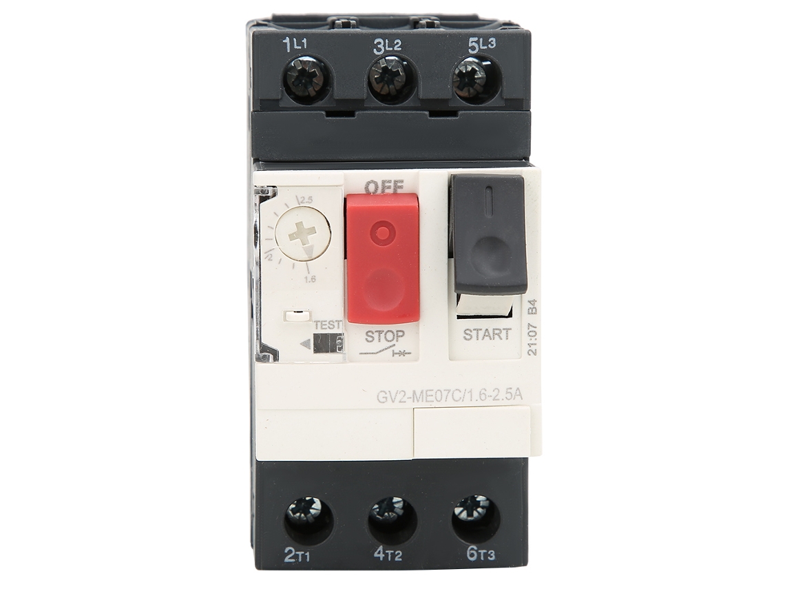 Disjuntor de proteção do motor Gv2 me07c Interruptor de proteção 1,6~2,5a