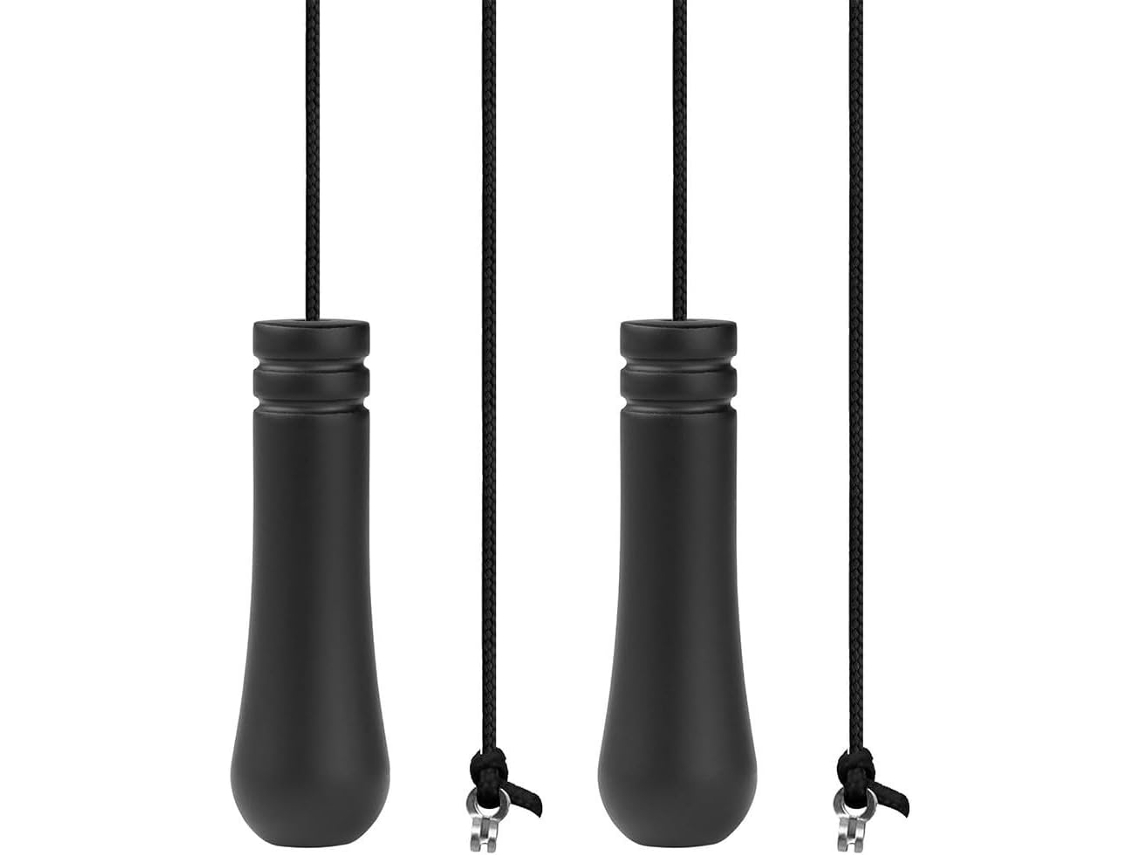 Conjunto De 2 Correntes Pretas Com Pega Ergonómica E Cabo 1,5 M Para