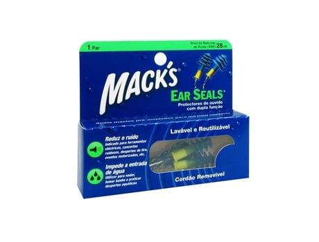 Macks Tampões Ouvidos Kit Conforto 1par