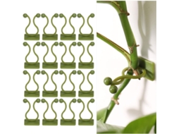Conjunto De 100 Clipes Autoadesivos Para Suporte De Plantas Trepadeiras -