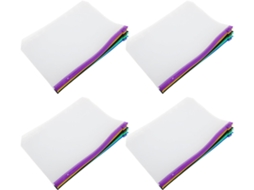 Hemoton A5 Pastas Com Zíper Em Pvc Fosco, 24-unidades, Multicoloridas, Inserções Reutilizáveis Para Organização Diária