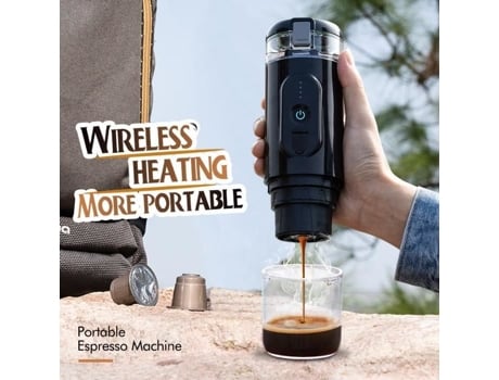 Máquina de Café Portátil com Cápsulas Máquina de Café Expresso Portátil 90 Ml- 20Bar MIOLOE