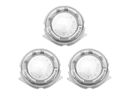 Laxiscreed Cabeças De Reposição Para Barbeador Philips – Pack Com 3 Cabeças De Aço