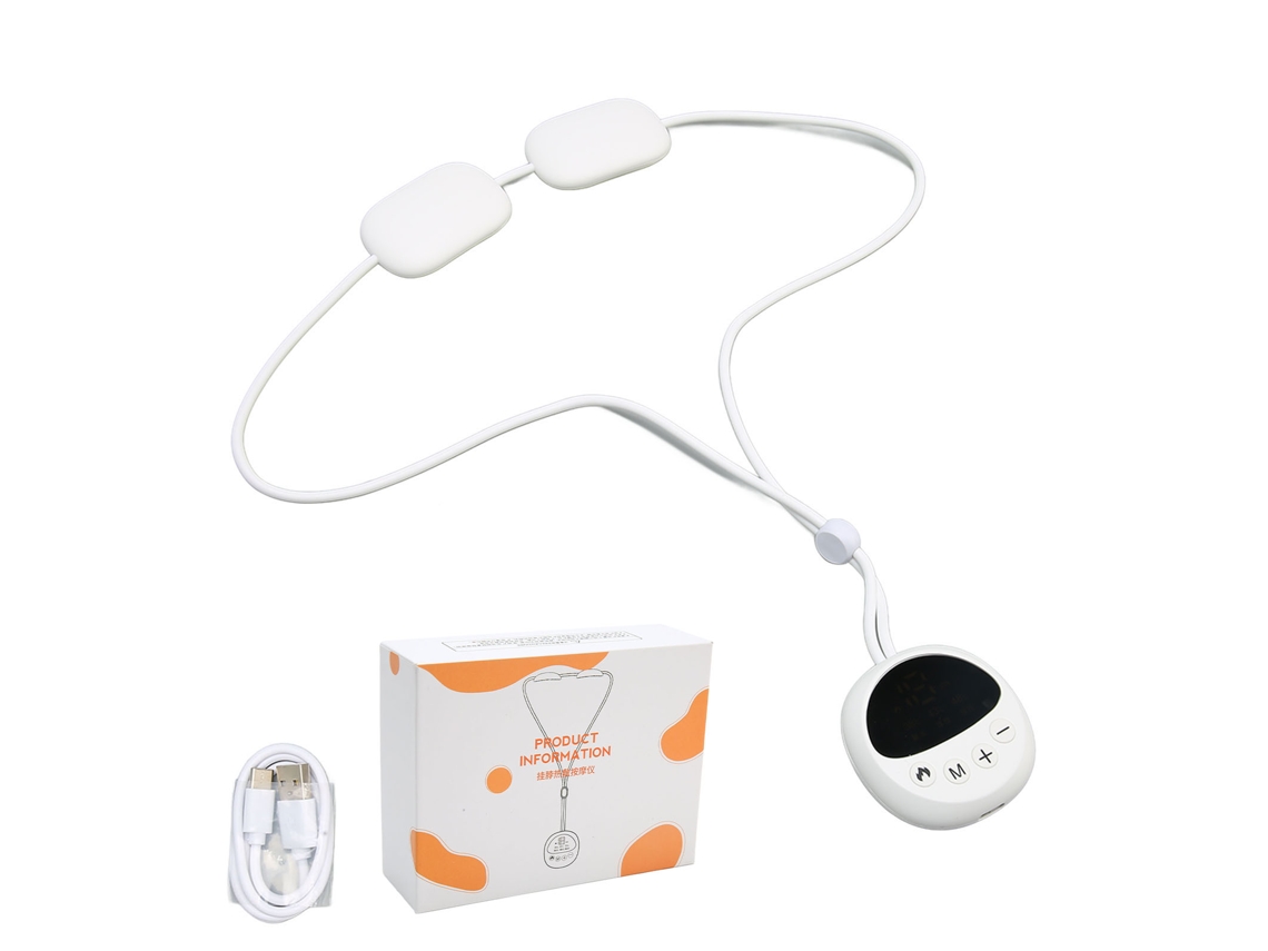 Massageador Eltrico De Pulso Para Pescoo Com 3 Nveis De Terapia De Calor, Porttil E Inteligente, Para Alvio Da Dor Muscular-tuotuo