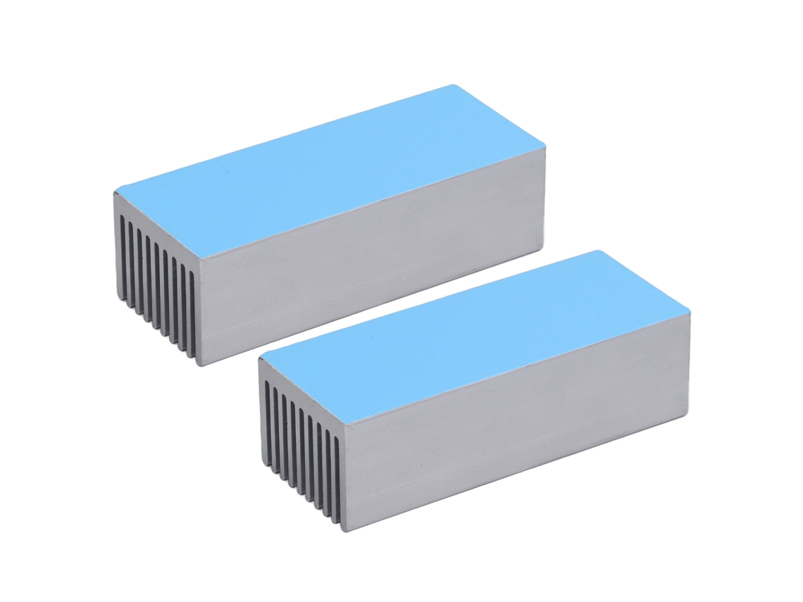 Kit de Aletas de Resfriamento de Alumínio 100x40x30mm com Térmico | S/MARCA