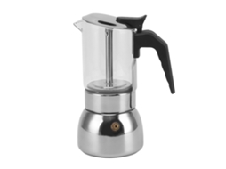 Cafeteira Moka LAXISCREED 4 Xícaras Aço Inox