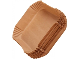 Rebe-100 Peças De Papel Liner Antiaderente Resistente A Óleo Para Air Fryer, Forno E Micro-ondas 3-6l