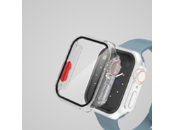 Apple Watch Series 9/8/7 45mm Film peça Watch Case com botão destacável (transparente)