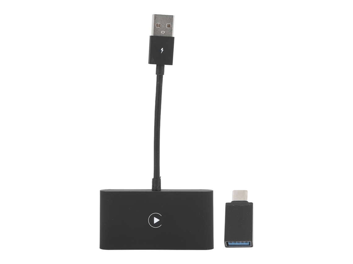Adaptador Sem Fio para Carro, Cabo, iOS 10+, Preto S/MARCA