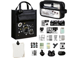 Stationery Set - Canvas Cartoon Peil Case