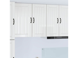 Vidaxl Armário De Parede Lucca Branco Brilhante 40 X 31 X 80 Cm
