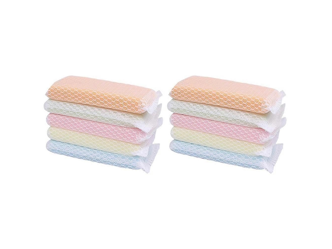 Pacote Com 10 Esponjas De Limpeza Para Cozinha E Louças