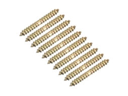 24 Parafusos de Cavilha Autoatarraxantes Dupla Face 4 X 30 Mm para Unir Madeira CHABERLU