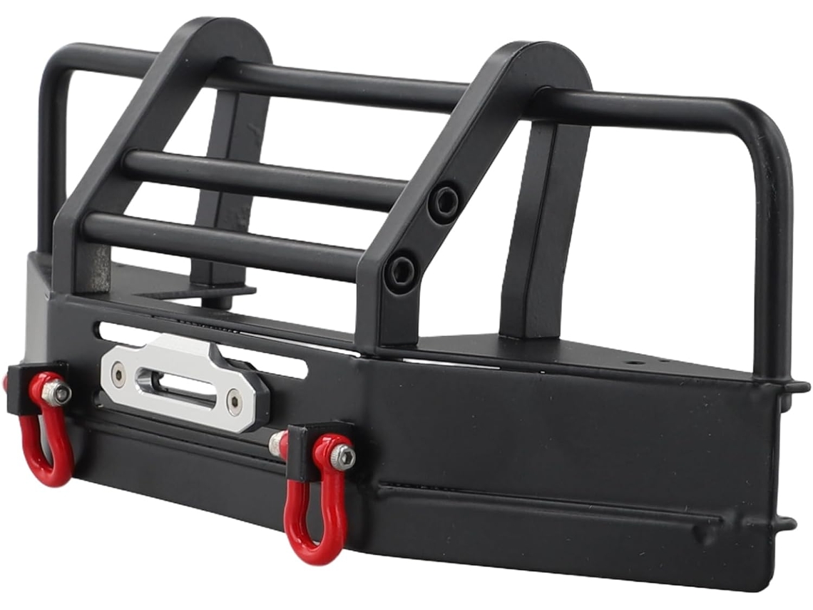 Para choque Metálico com Suporte para Guincho Carro Rc 1/10 SFUSHOS
