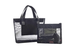 Bolsa De Praia Verão Em Tela Para Toalhas, Ideal Guardar Brinquedos E Roupas Íntimas. Impermeável Com Bolso -aquaforge