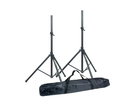 Conjunto 2 Tripés Coluna 180Cm 50 kg + Bolsa de Transporte Master Audio