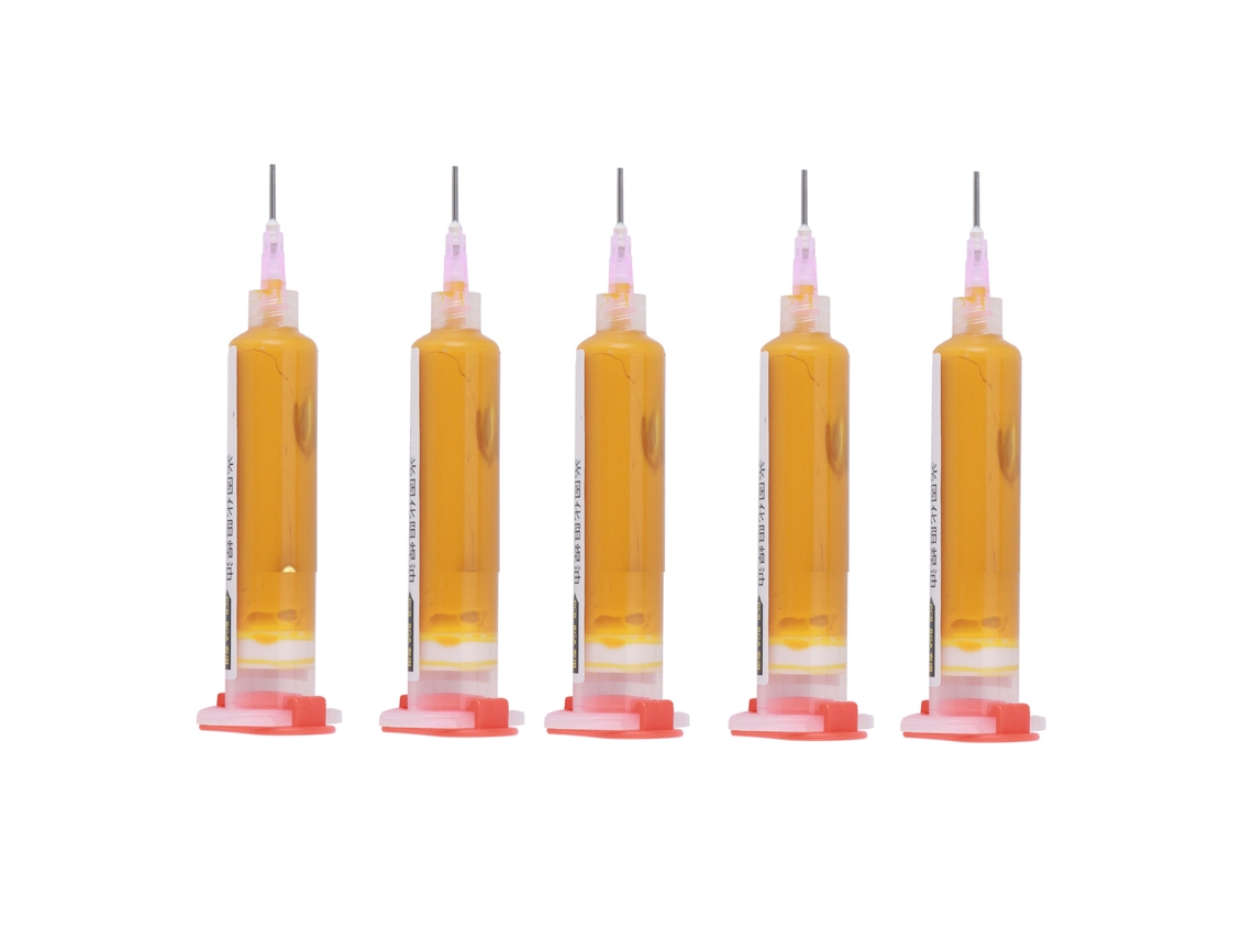 5pcs Tinta Resistente À Soldadura Curável Com Uv 10cc Pintura De Proteção Para Placas De Circuito Pcb Amarelo