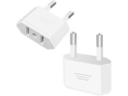 Kit Com 2 Adaptadores Eua Para França E Alemanha Viagens, Ue