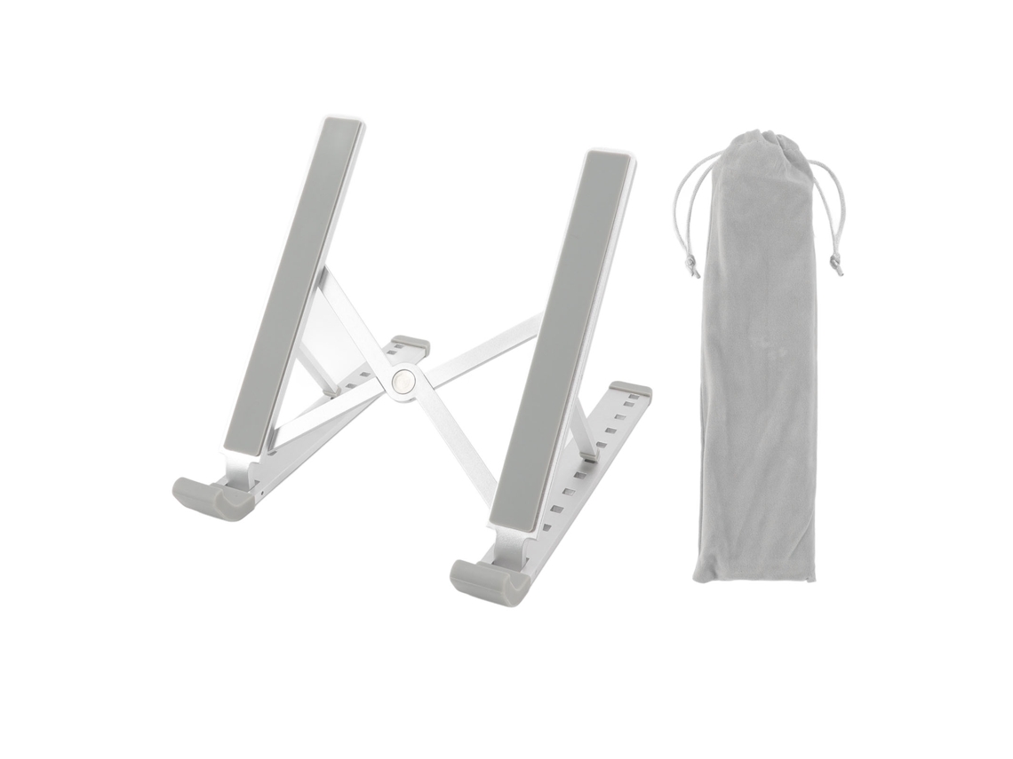 Soporte Para Notebook Plegable Ajustable De Alumínio Com Design Oco, Elevador E Cooler Para Casa, Quarto E Escritório